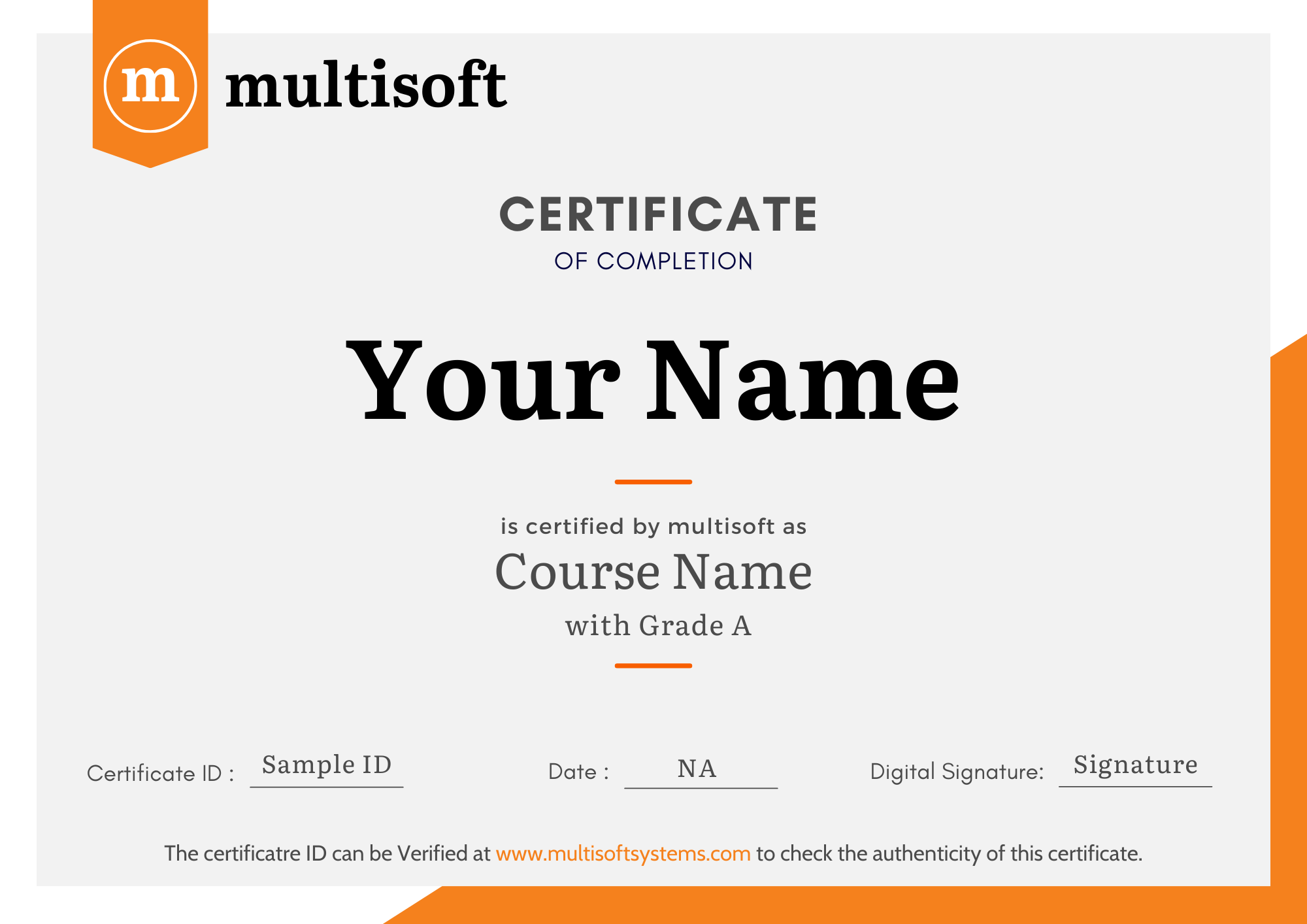 Certificate image